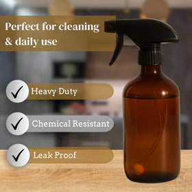 Bouteille spray The Green Alcove 16oz en position inclinée