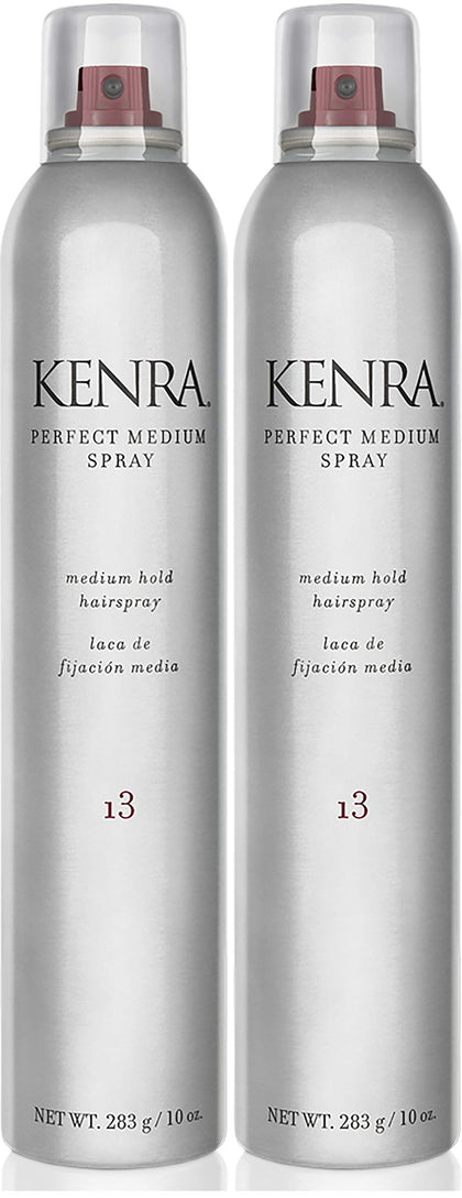 Bouteilles de Kenra Perfect Medium Spray 10 oz, pack de 2
