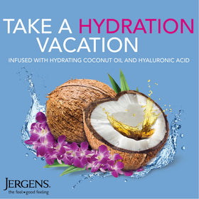 Bouteilles de lotion Jergens avec huile de noix de coco, pack de 3