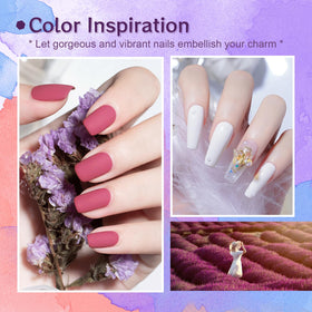 Bouteilles de top coat JODSONE: mat, brillant, paillettes