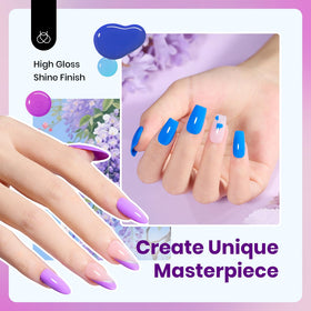 Bouteilles de vernis à ongles Beetles avec étiquettes colorées