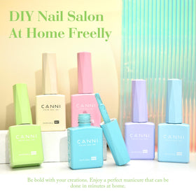 Bouteilles de vernis à ongles gel CANNI avec étiquette en cristal