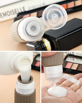 Bouteilles en silicone du kit de voyage Mrsdry