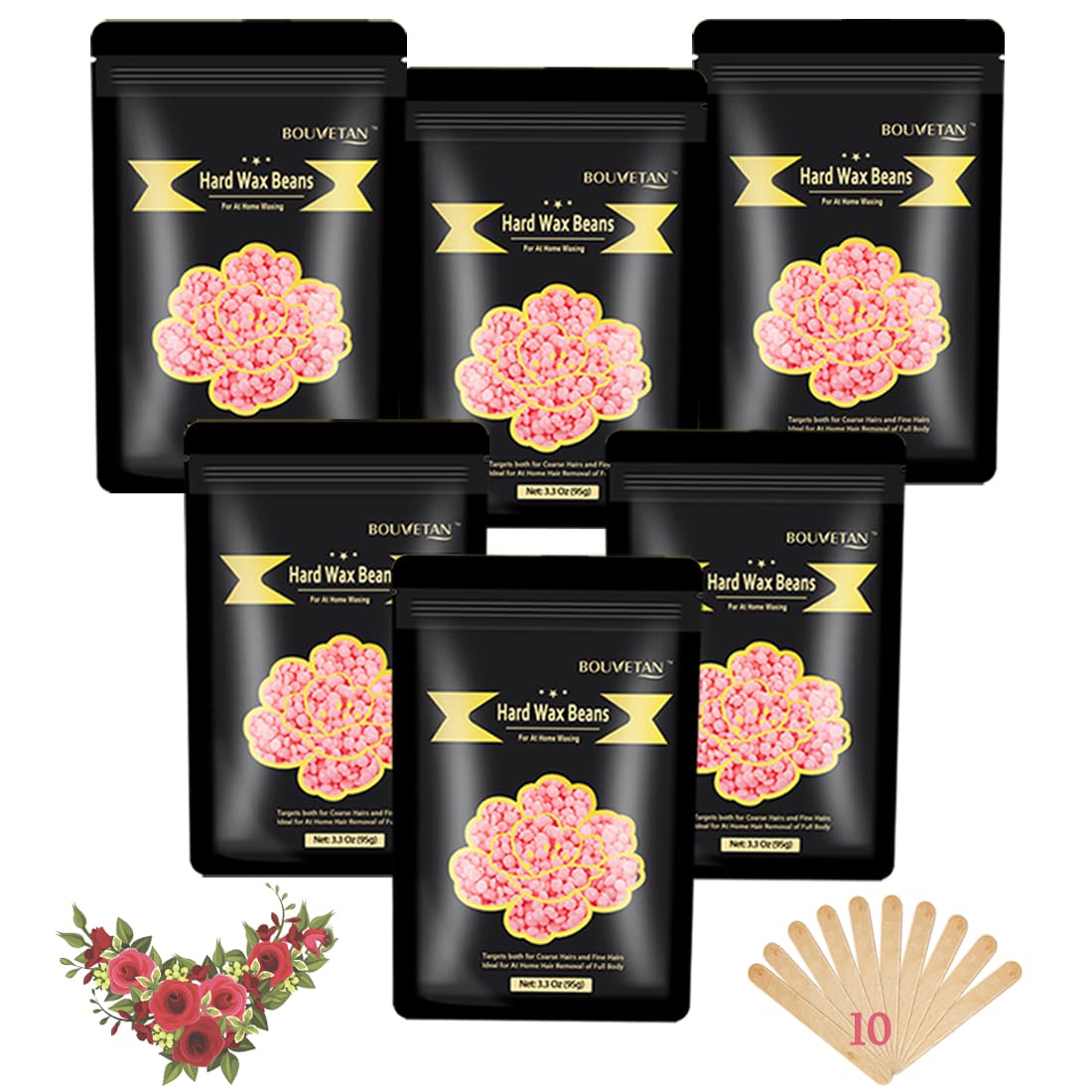 Bouvetan perles de cire dure 625g vue avant