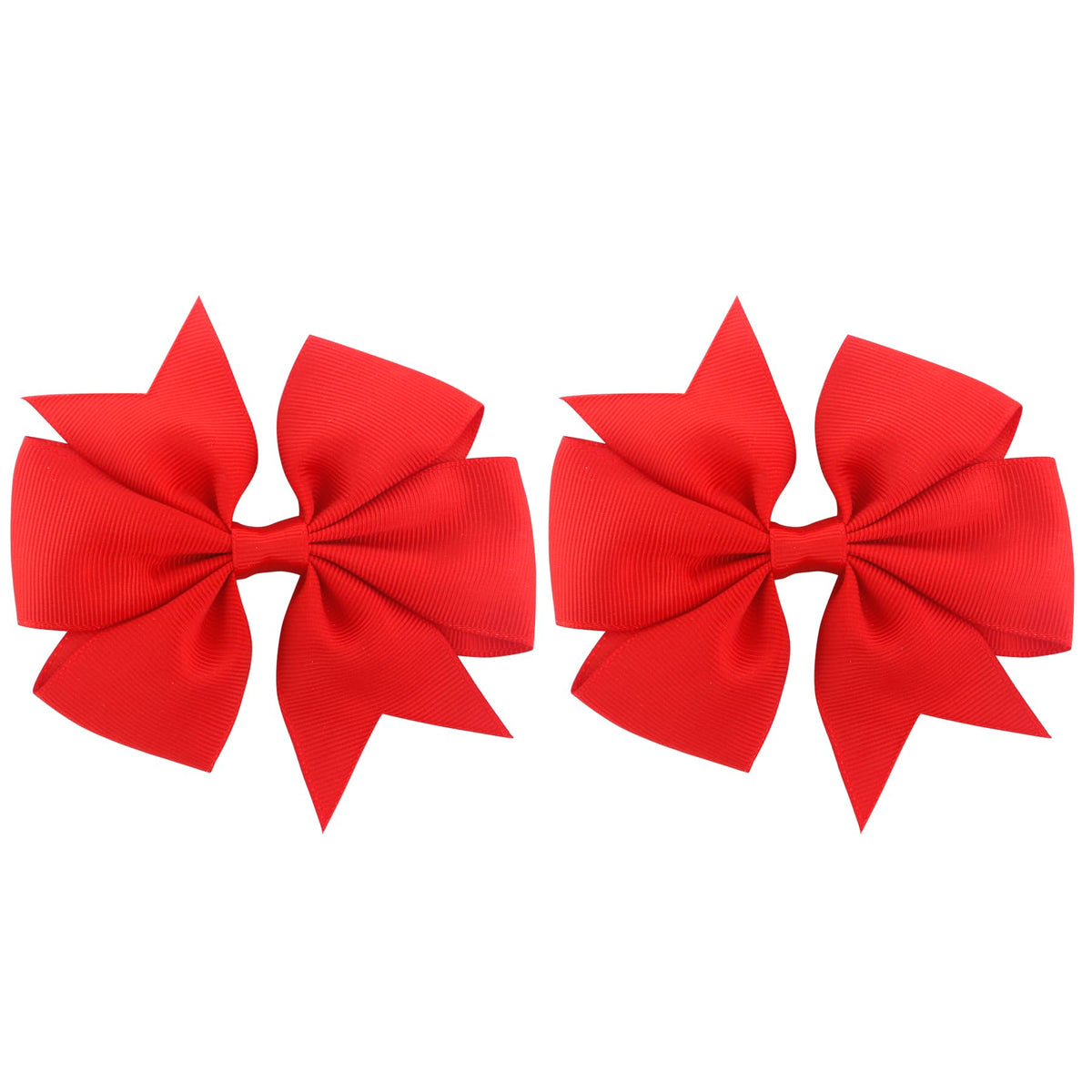 Bows à cheveux Pinwheel assortis, ensemble de couleurs vives
