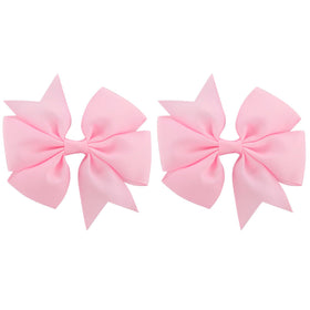 Bows à cheveux Pinwheel Babymatch en gros plan, montrant la qualité du ruban