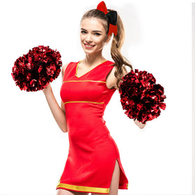 Bows de Cheer Jumbo sur cheveux attachés