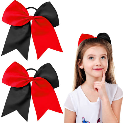 Bows de Cheer Jumbo WILLBOND rouge et noir vue de face