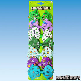 Bows Minecraft LUV HER en utilisation sur des cheveux d'enfants