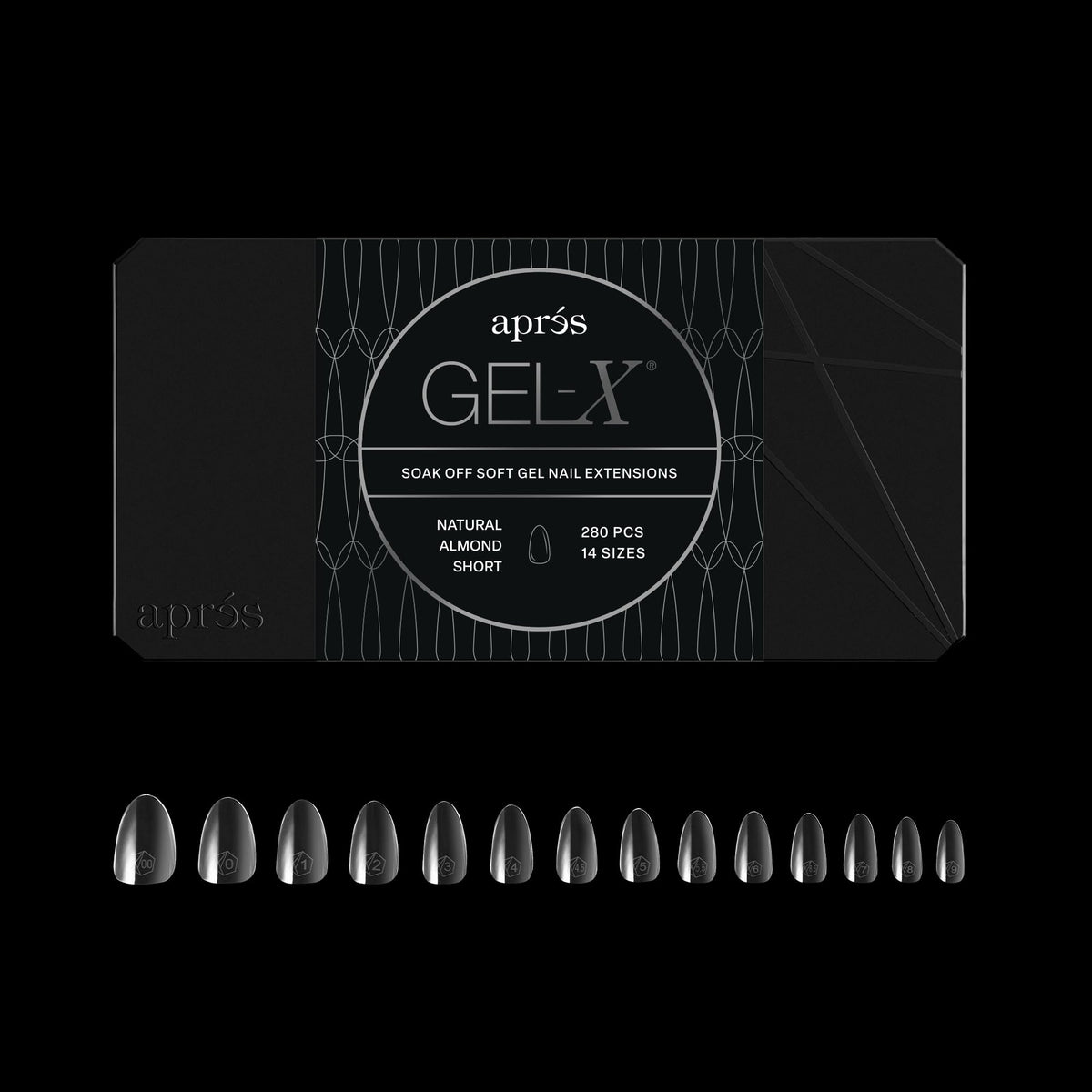 Box de conseils d'ongles Gel-X® d'APRÉS, 280 unités, vue de face