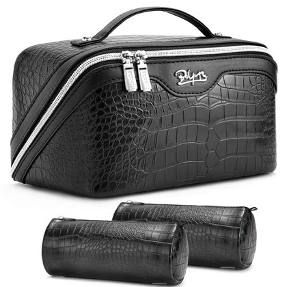 BOYATU trousse de maquillage de voyage noire vue de face
