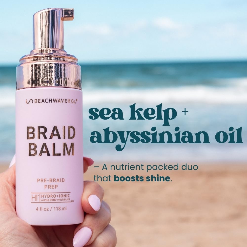 Braid Balm avec plage en arrière-plan