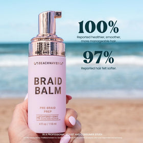 Braid Balm Beachwaver avec décor de plage