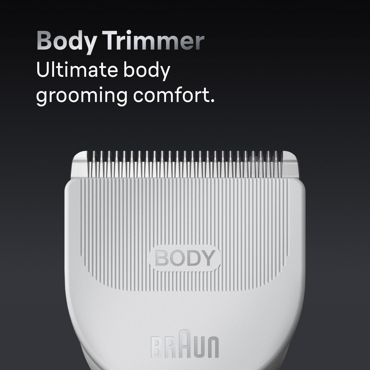 Braun Kit de Style 7410 trimmer pour barbe et corps en action