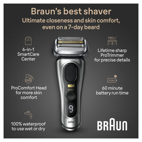 Braun Rasoir Électrique Series 9 PRO en utilisation sous la douche