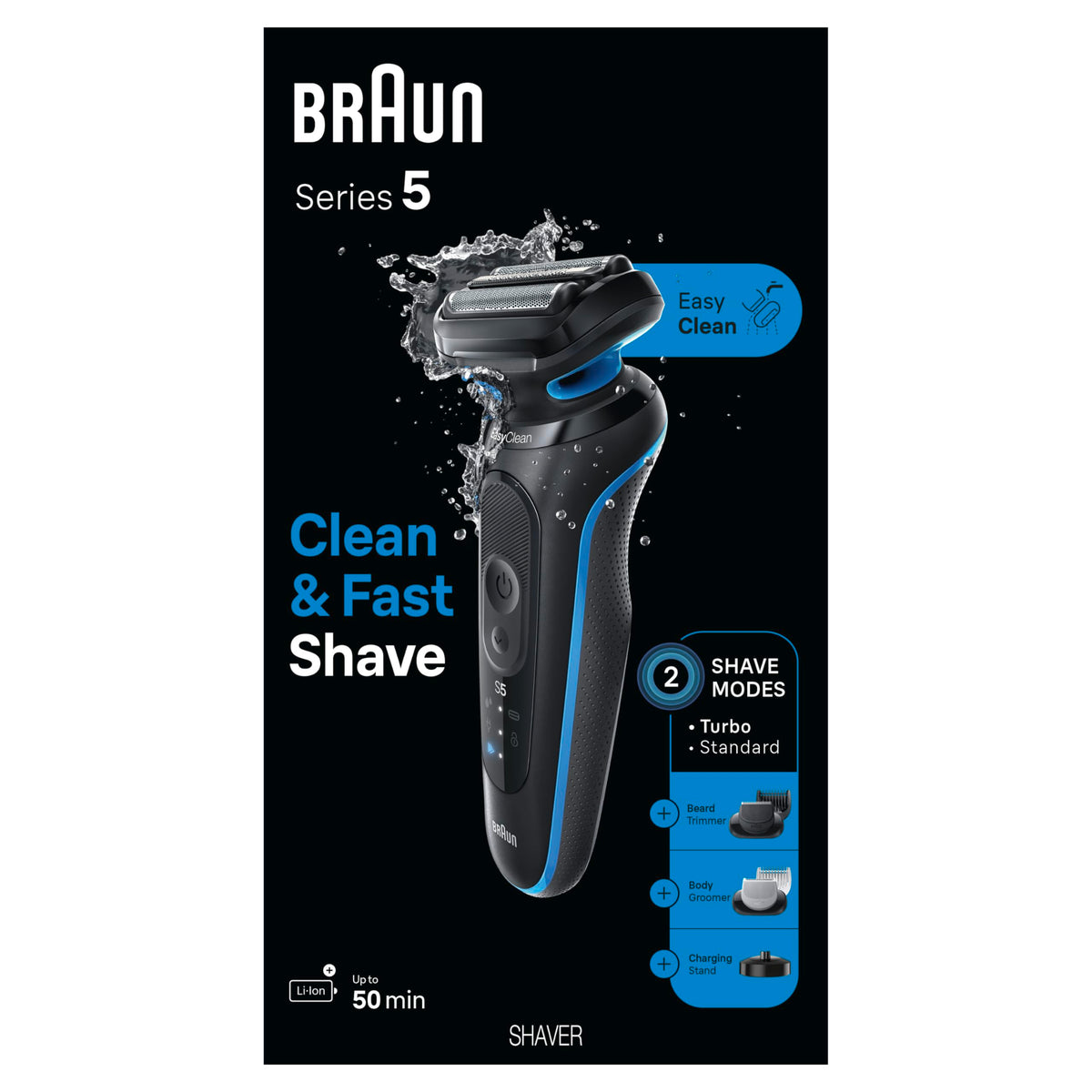 Braun Série 5 5150cs vue latérale