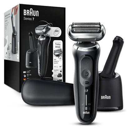 Braun Series 7 7075cc rasoir électrique noir vue de face