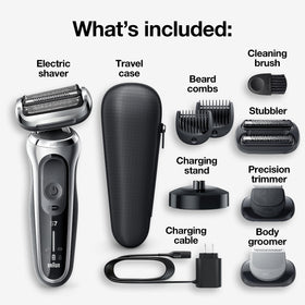 Braun Series 7 rasoir électrique 7032cs et ses accessoires dans la boîte