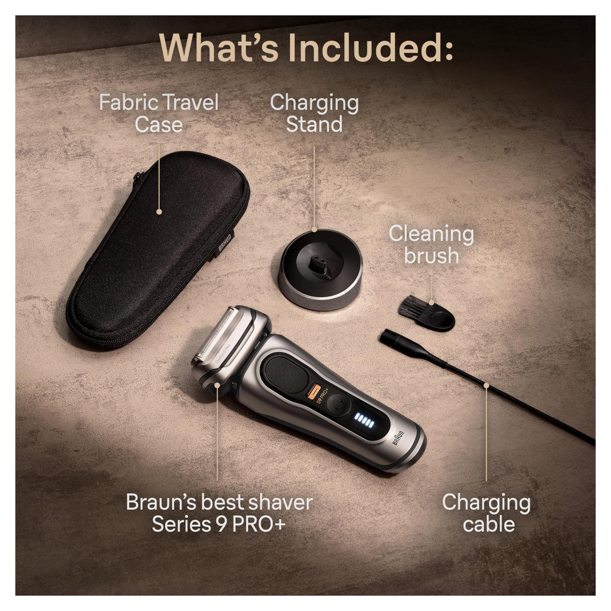 Braun Series 9 PRO+ 9517s rasoir électrique avec socle de chargement