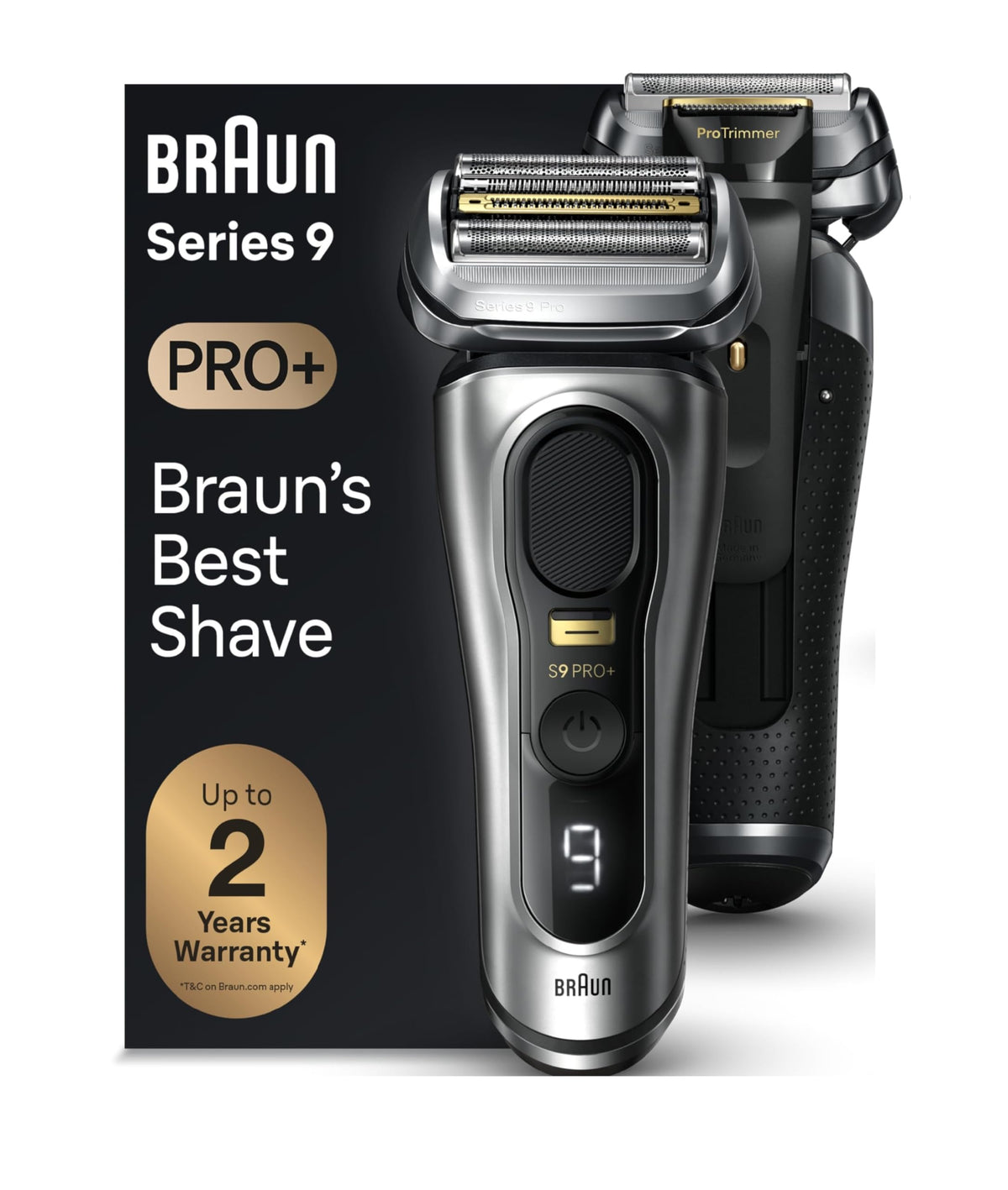 Braun Series 9 PRO+ 9517s rasoir électrique vue de face