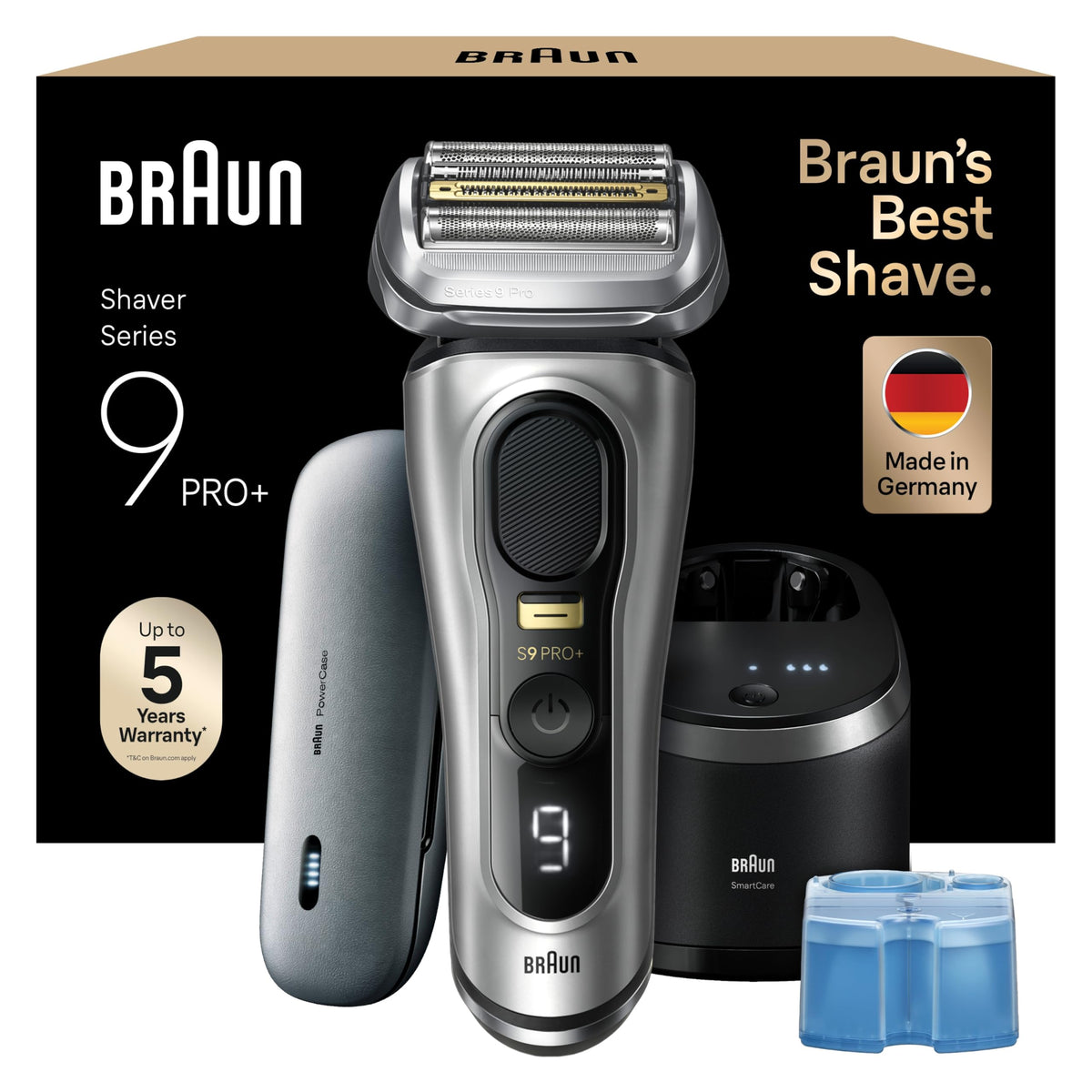 Braun Series 9 PRO+ 9577cc rasoir électrique pour homme, vue avant