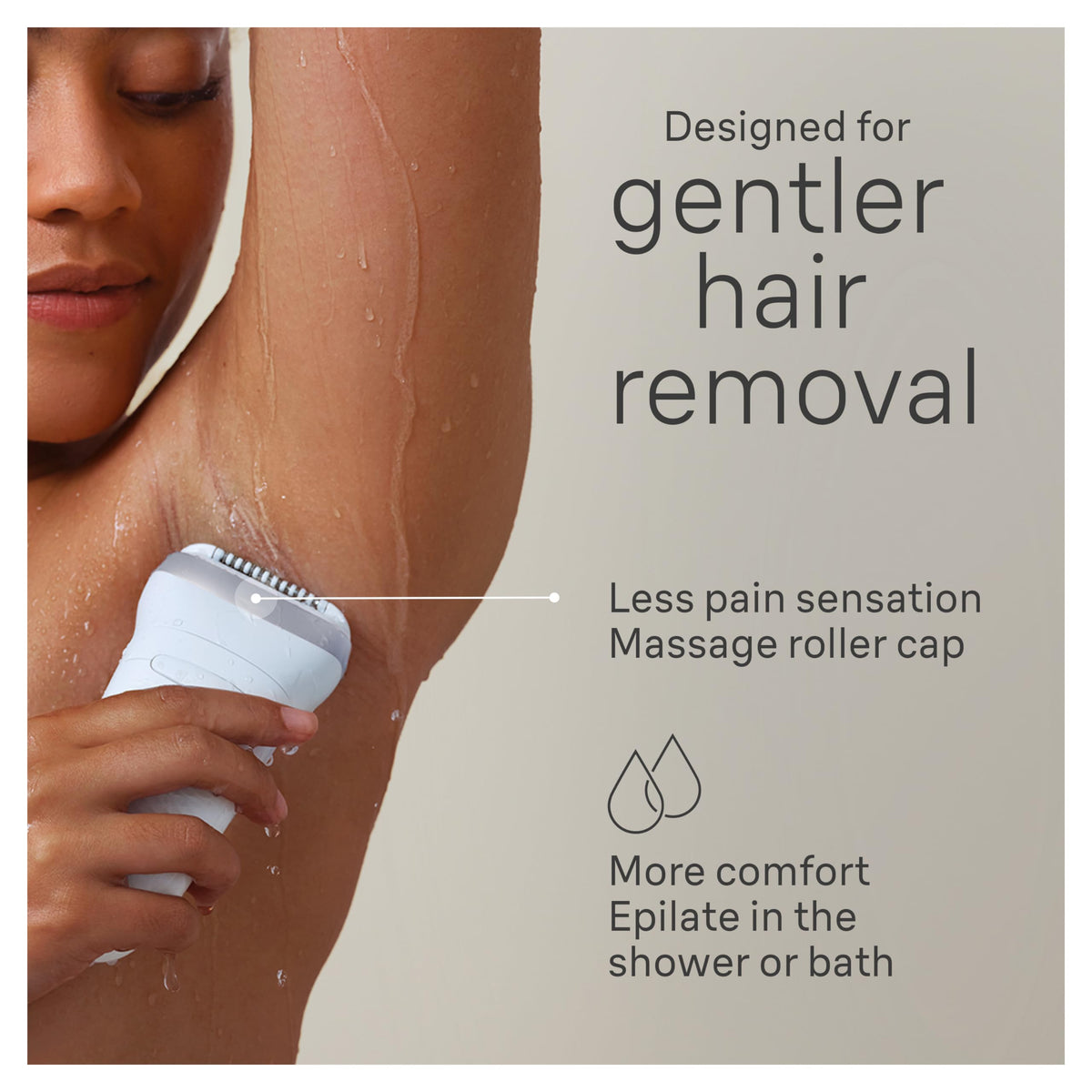Braun Silk-épil 7 SE7-141 épilateur sous l'eau pour usage humide