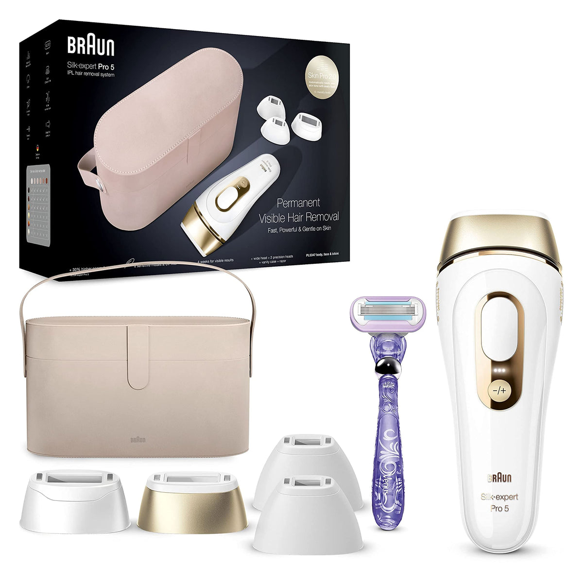 Braun Silk·Expert Pro 5 IPL appareil d'épilation laser vue de face