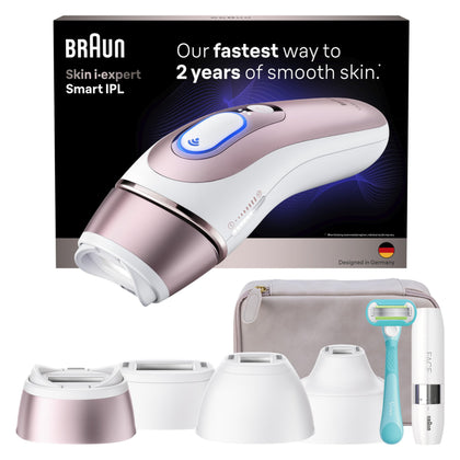Braun Skin i·Expert Pro 7 appareil d'épilation laser avec trois têtes intelligentes