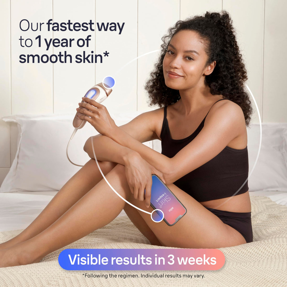 Braun Smart IPL Skin i·Expert Pro 7 avec capteur de ton de peau visible