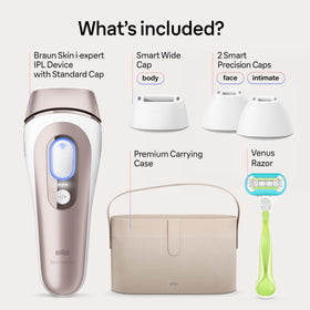 Braun Smart IPL Skin i·Expert Pro 7 en utilisation sur la jambe