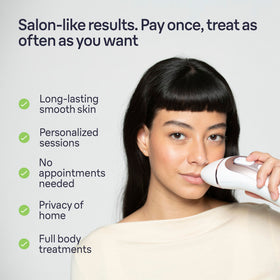 Braun Smart IPL Skin i·Expert Pro 7 sur table avec éclairage doux