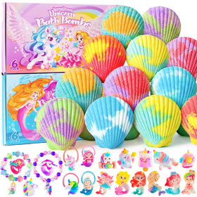 BreezeDream bombes de bain en coquillage avec jouets surprise