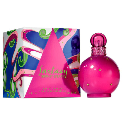 Britney Spears Fantasy Eau de Parfum 100ml vue avant avec flacon rose