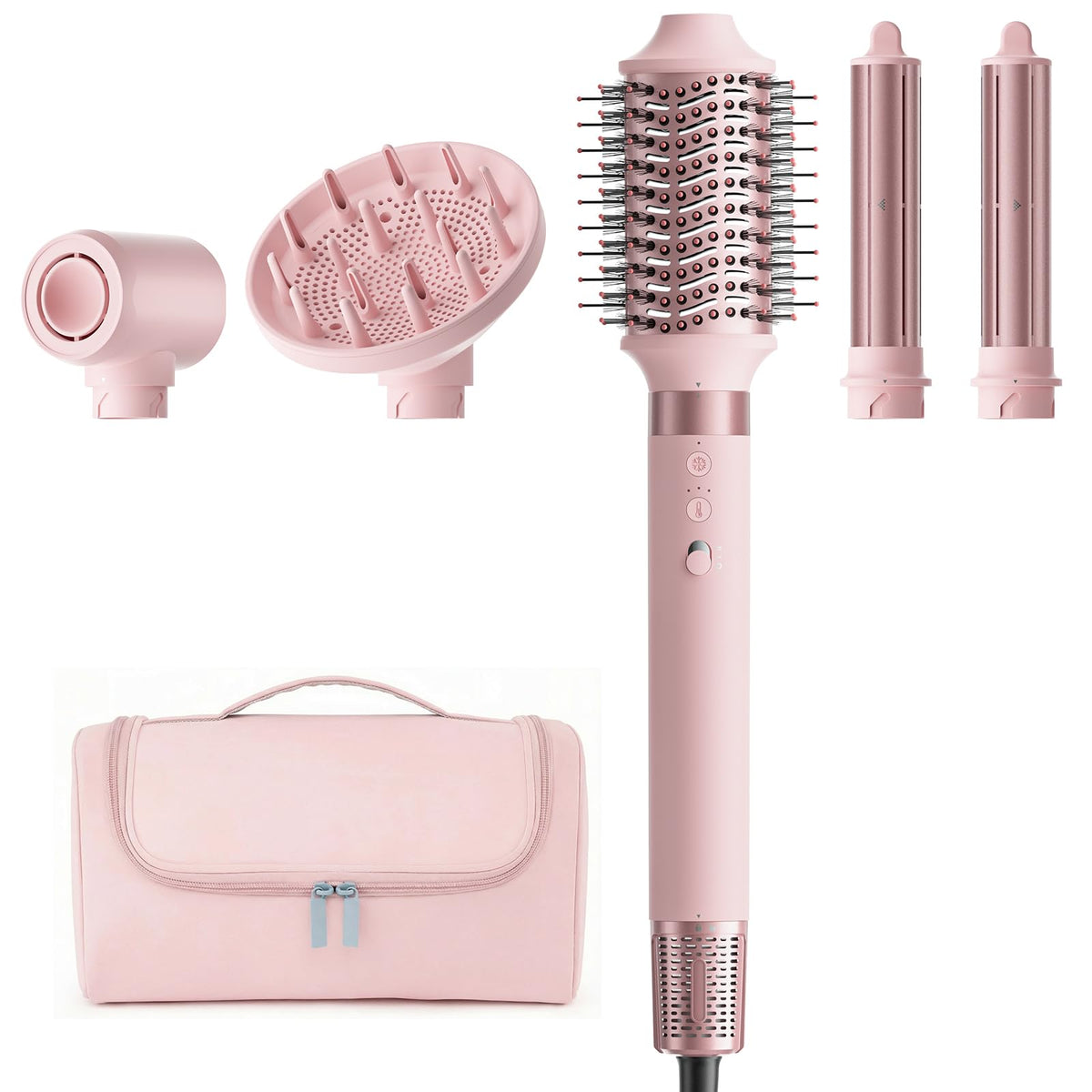 Brosse à air chaud MESCOMB 5 en 1 vue avant avec brosse ovale