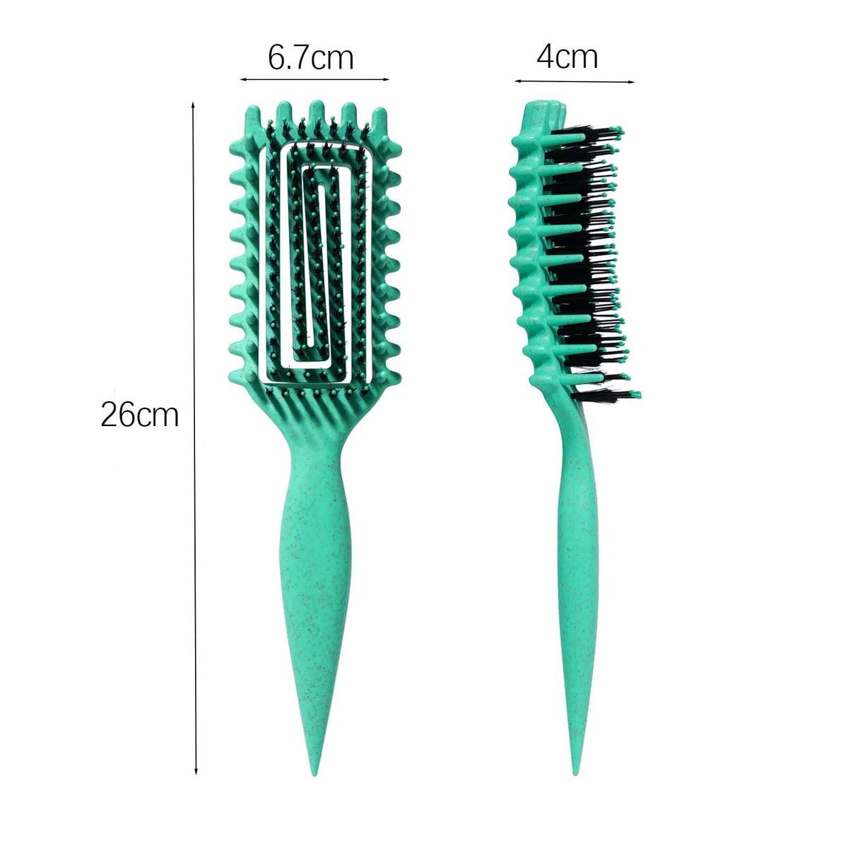 Brosse à cheveux bouclés MMBVSZ sur fond blanc