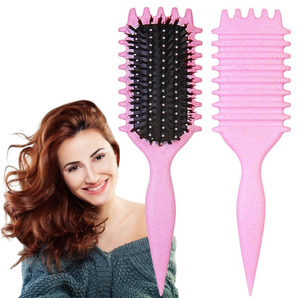 Brosse à cheveux bouclés UVZNUMG vue de face