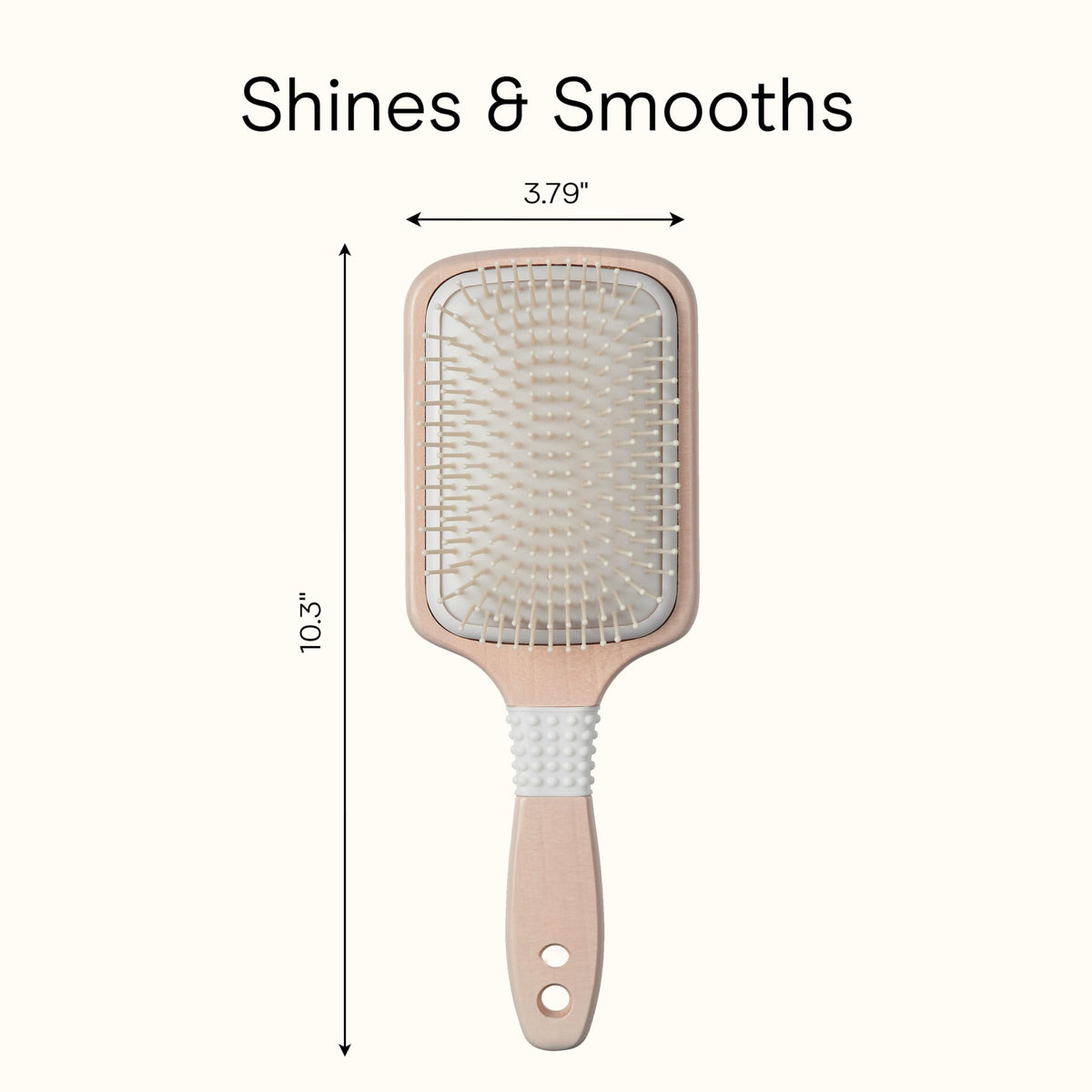 Brosse à cheveux Conair en céramique sur un fond blanc