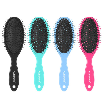 Brosse à cheveux démêlante Aussumy avec poils ultra doux vue de face