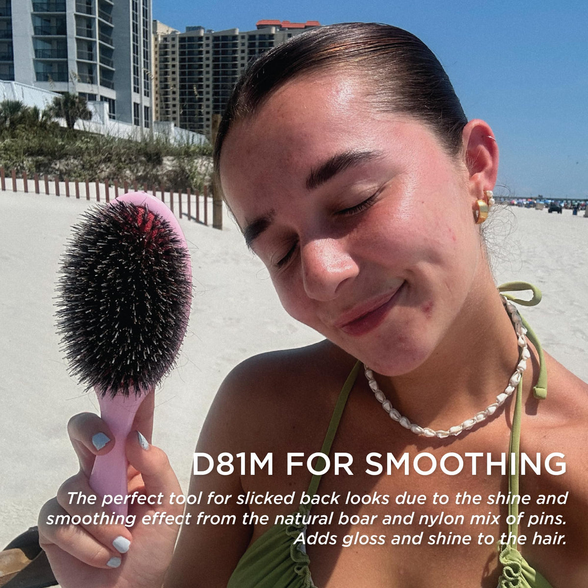 Brosse à cheveux Denman D81M avec prise en main ergonomique