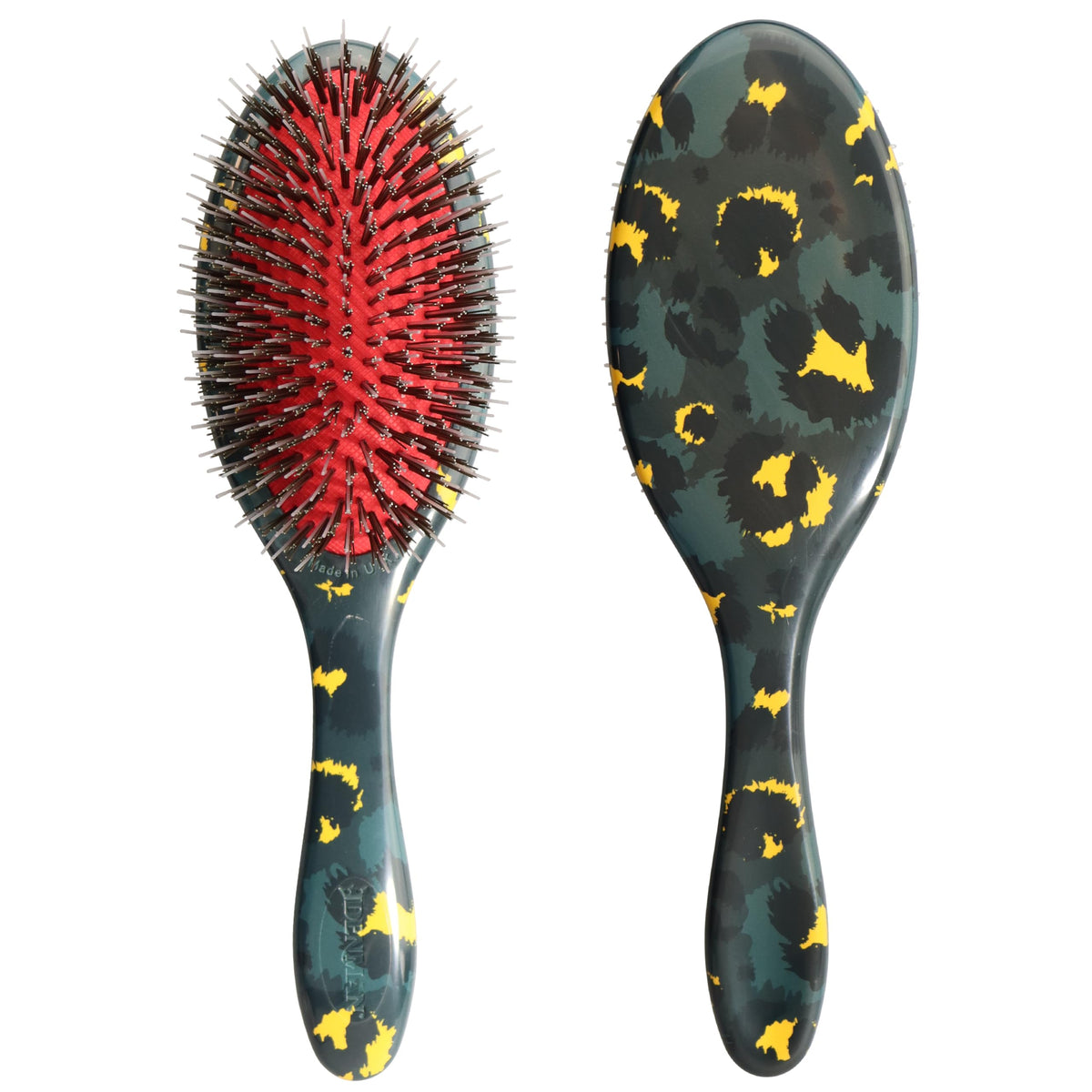 Brosse à cheveux Denman D81M en poils de sanglier vue de face