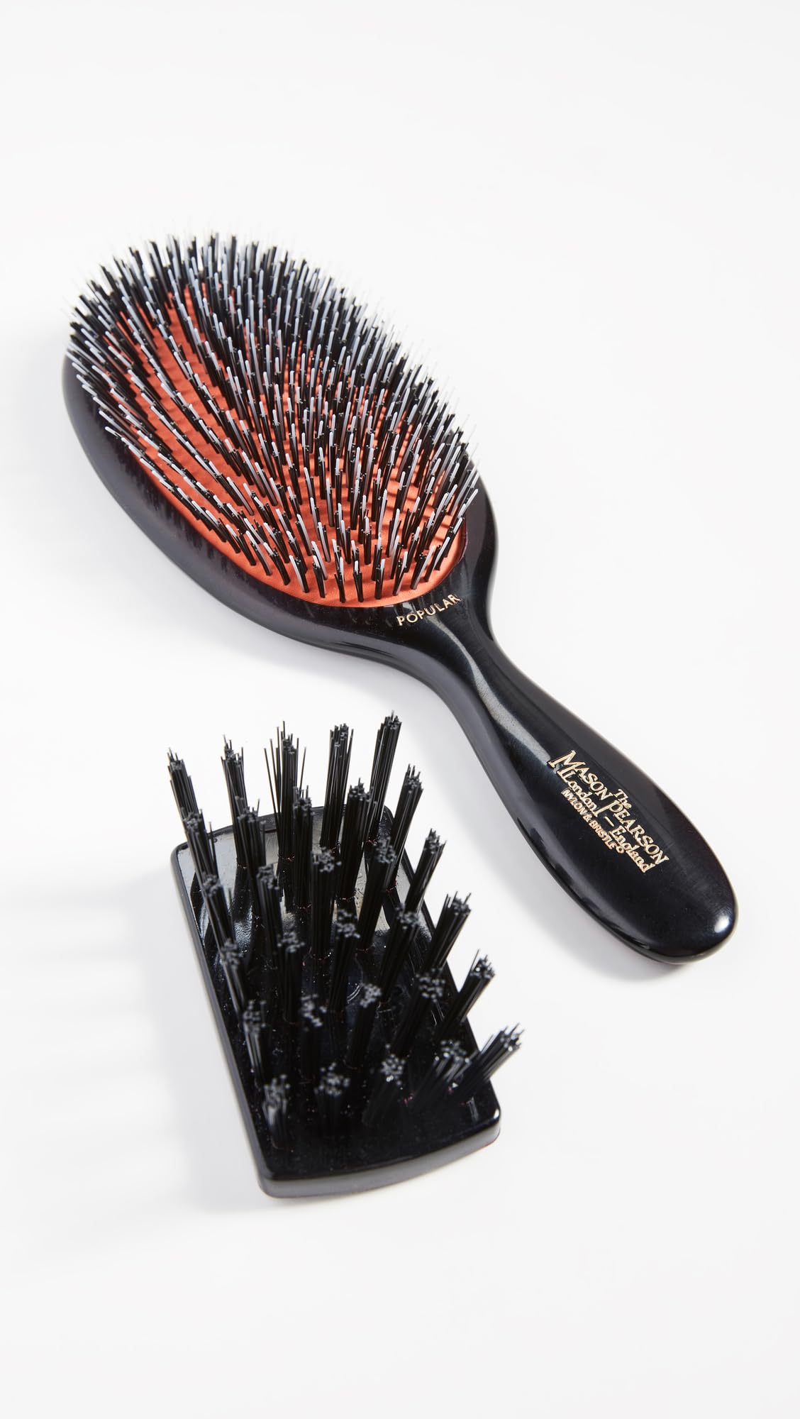 Brosse à cheveux Mason Pearson avec pinceau de nettoyage inclus