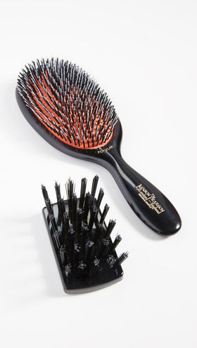 Brosse à cheveux Mason Pearson avec pinceau de nettoyage inclus