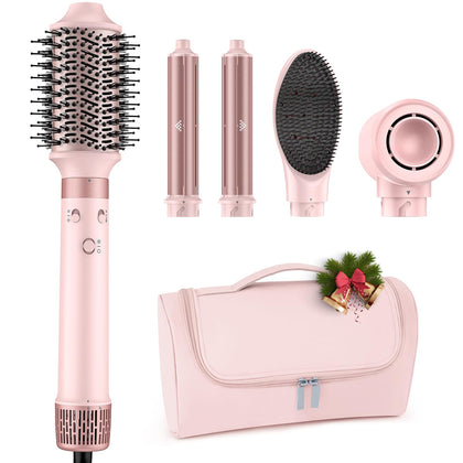 Brosse à cheveux MESCOMB 5 en 1 vue avant avec design élégant