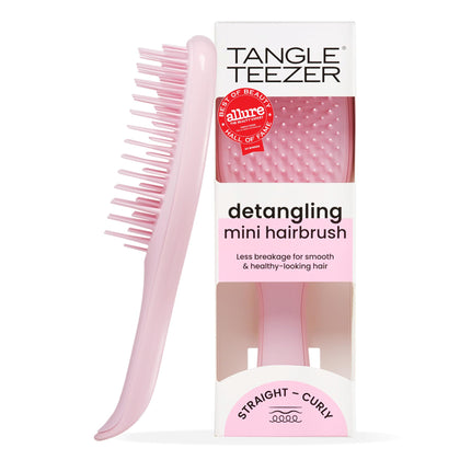 Brosse à cheveux mini TANGLE TEEZER en rose millénaire vue de face