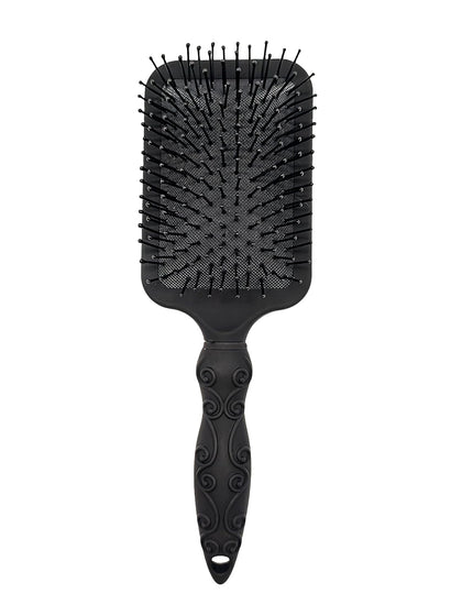 Brosse à cheveux paddle Basics vue de face avec brins en nylon