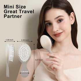 Brosse à cheveux RHOS mini beige gradient, vue de dos