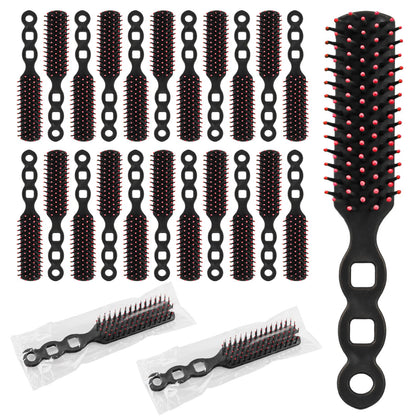 Brosse à cheveux skourvut emballée individuellement vue de face