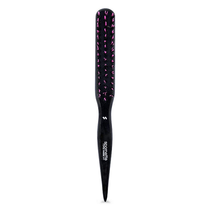 Brosse à cheveux SPORNETTE Petite Merveille vue de face, couleur rose