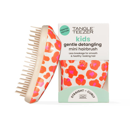 Brosse à cheveux TANGLE TEEZER Mini Orange Safari vue de face