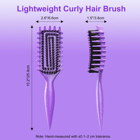 Brosse à cheveux Weldilgit portable dans un sac de voyage